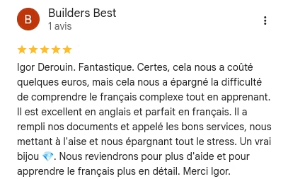 un avis